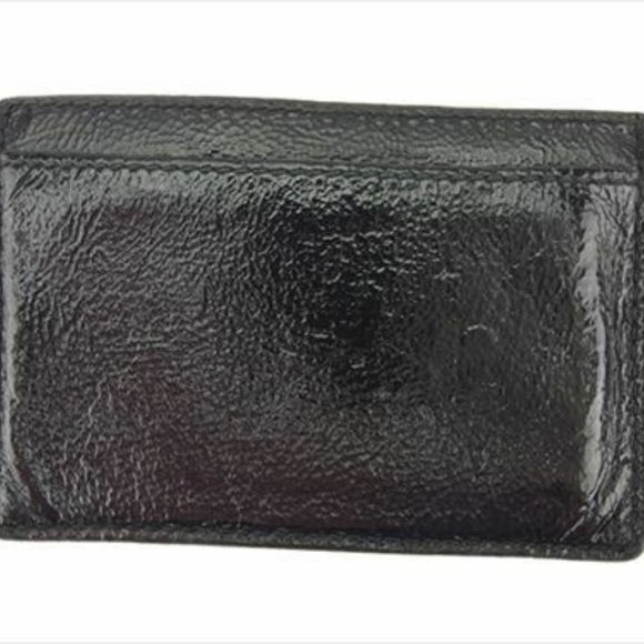 Authentic Saint Laurent Card Case Black Patent leather Woman - Picture 4 of 7